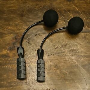 Black Weighted Jump Rope